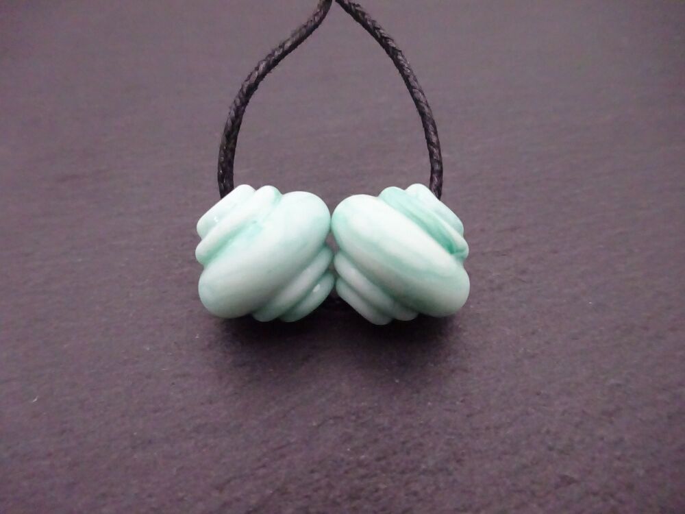 pastel green ornate