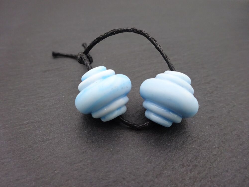 pastel blue ornate