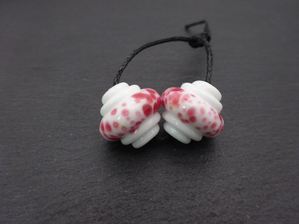 pink frit ornate