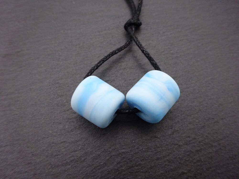 pastel blue barrels
