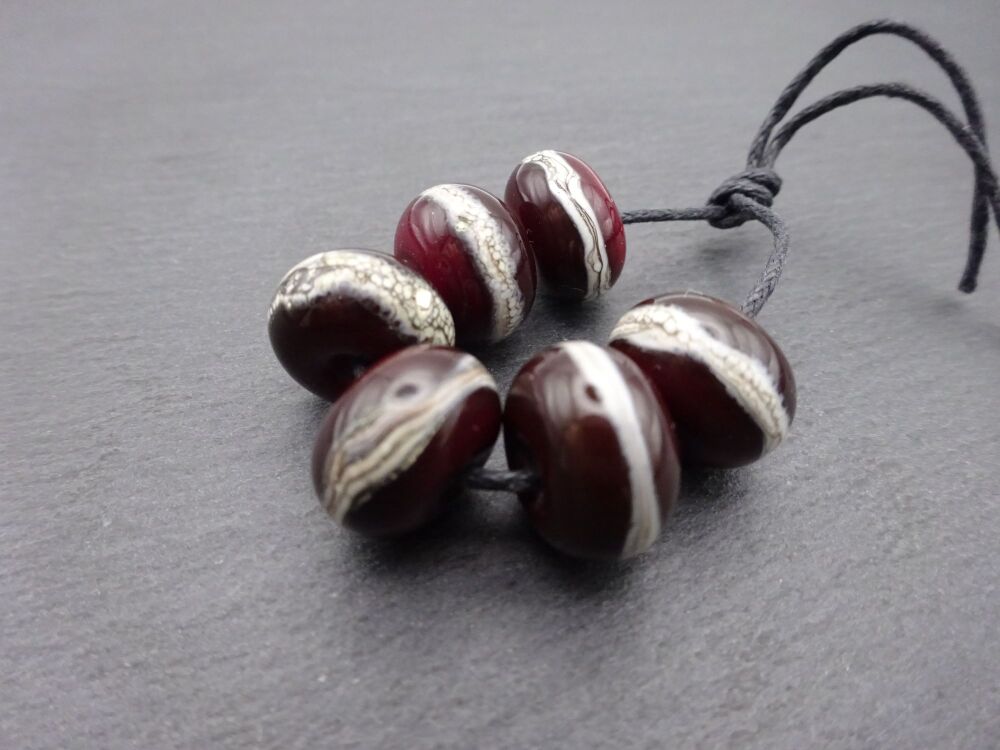 dark red wrapped