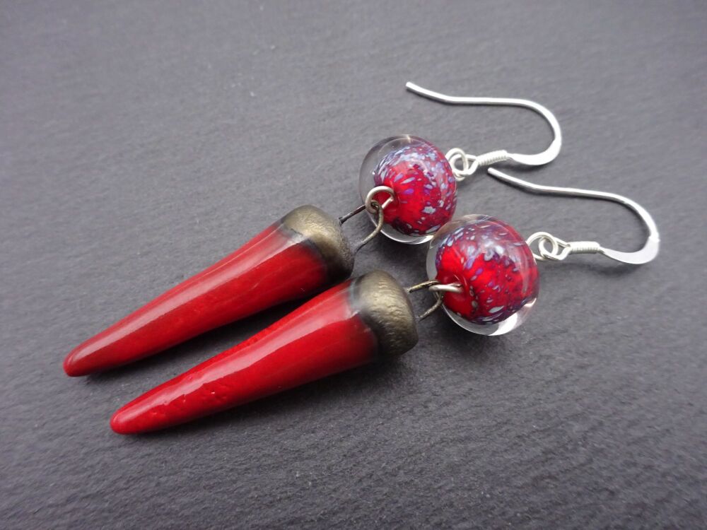 red spikes