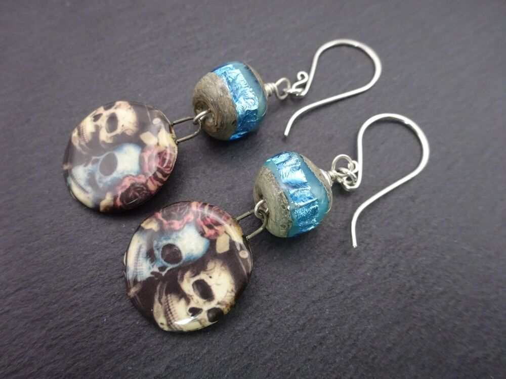 blue skulls