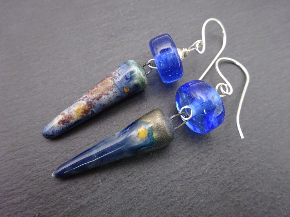 blue disc ceramic spike