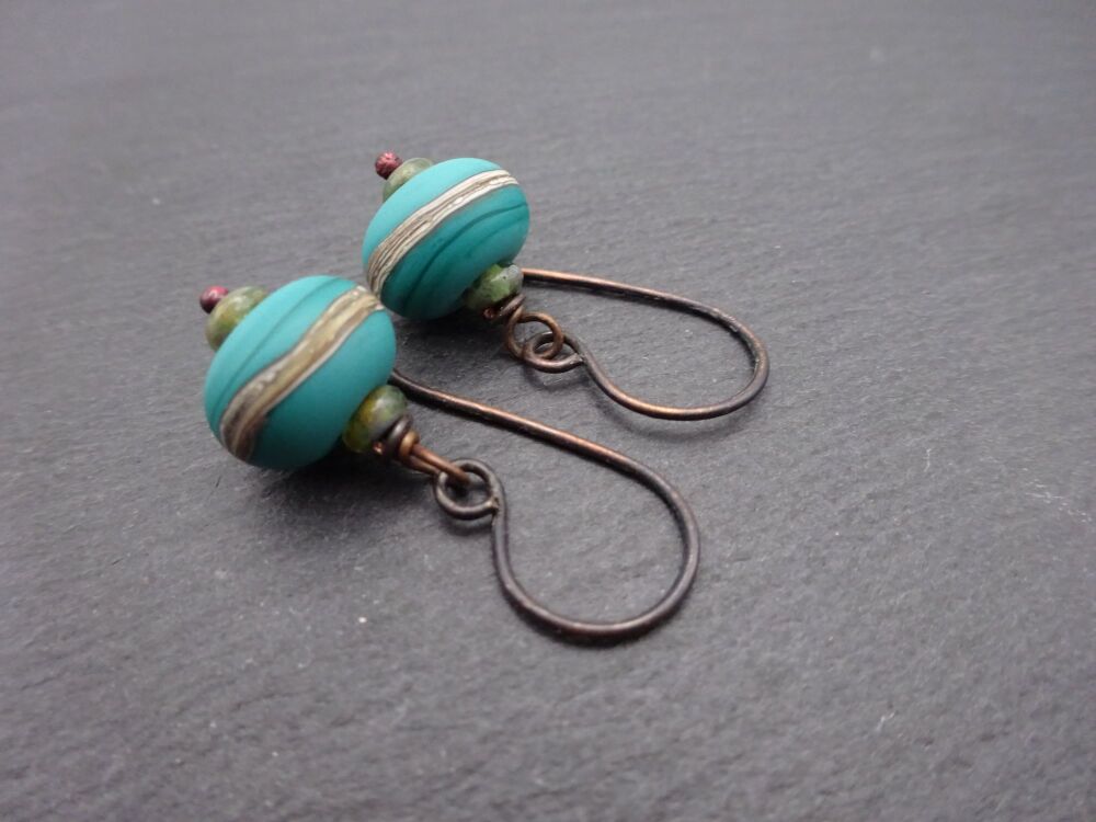 green wrapped copper