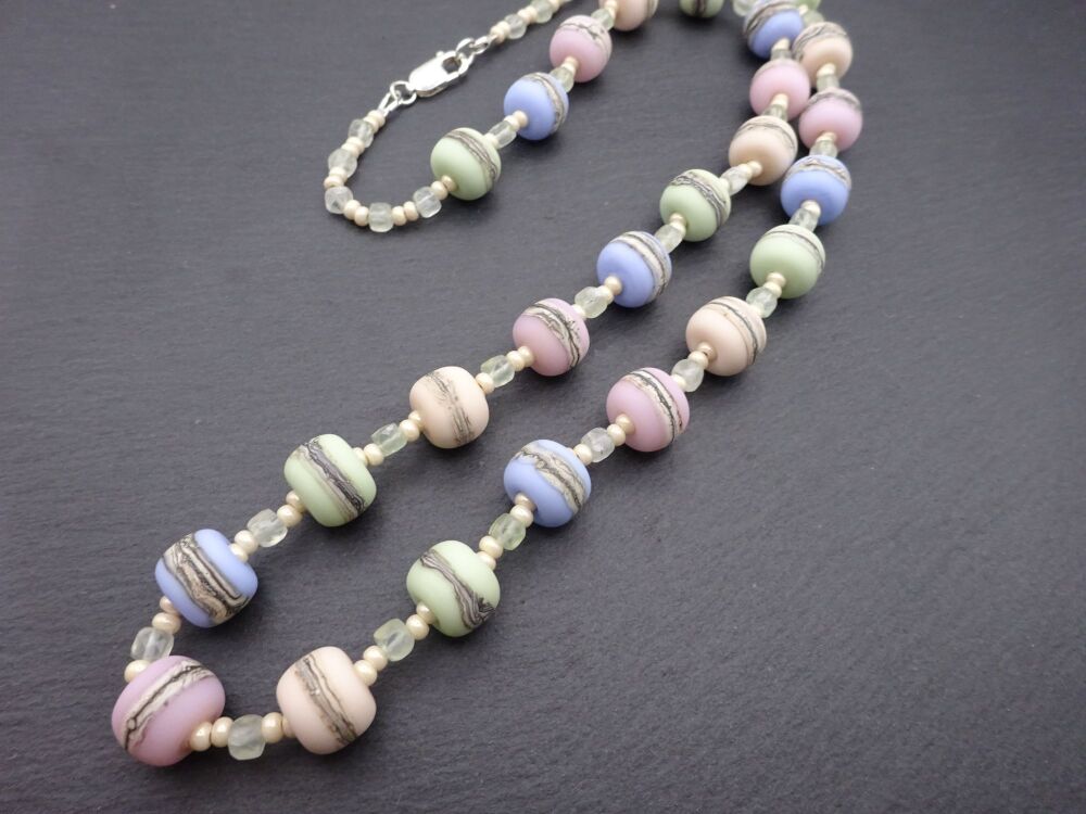 pastel beach and prehnite