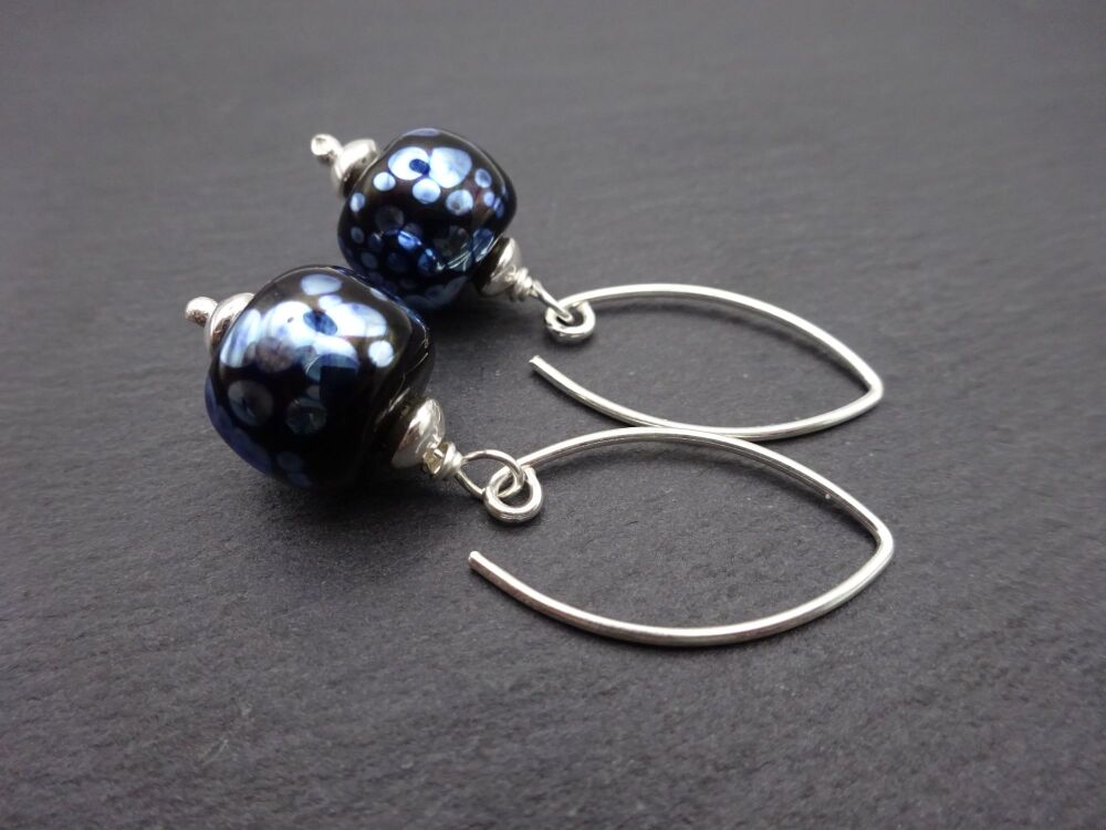 black silver speckles