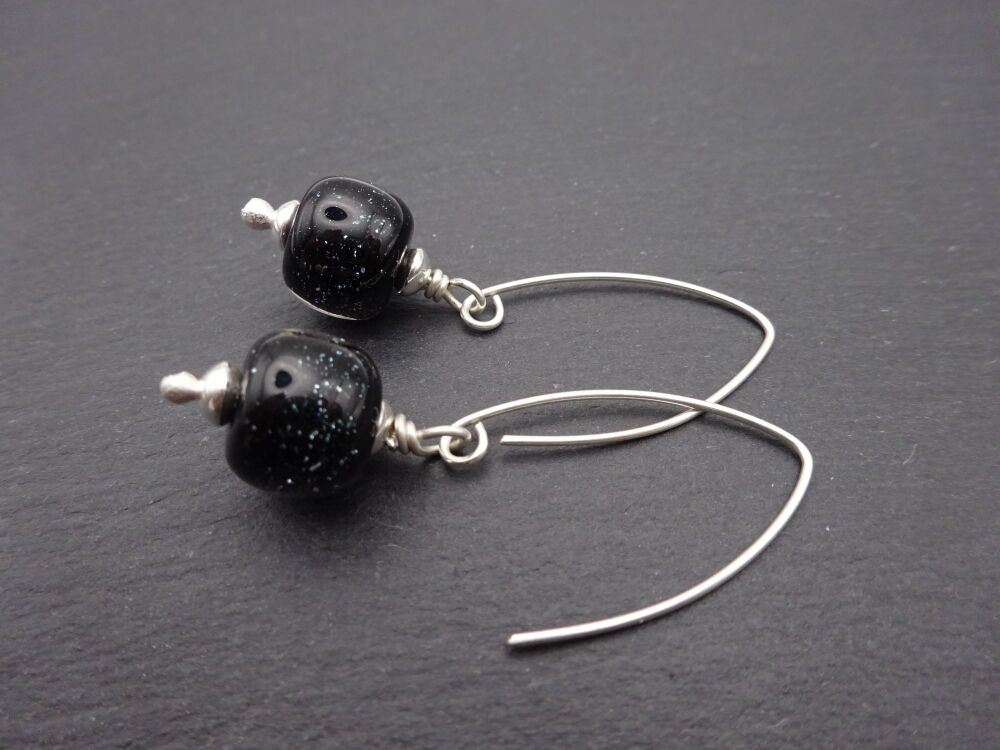 black glitter
