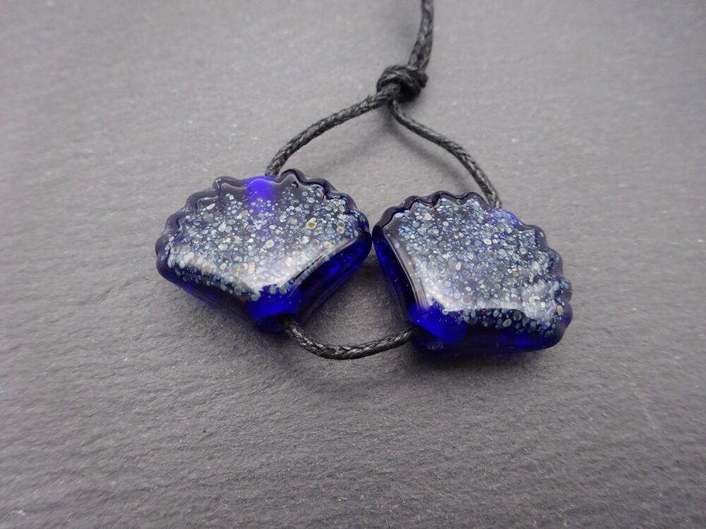 blue seashells