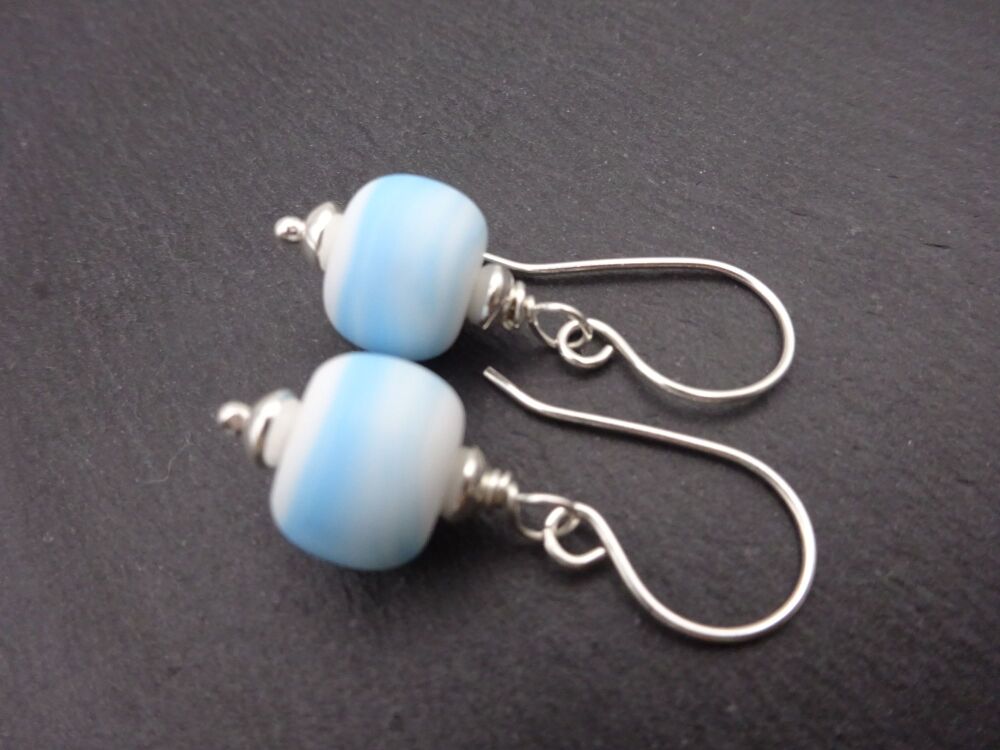 white and blue wrapped
