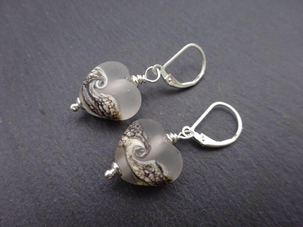 frosted beach hearts