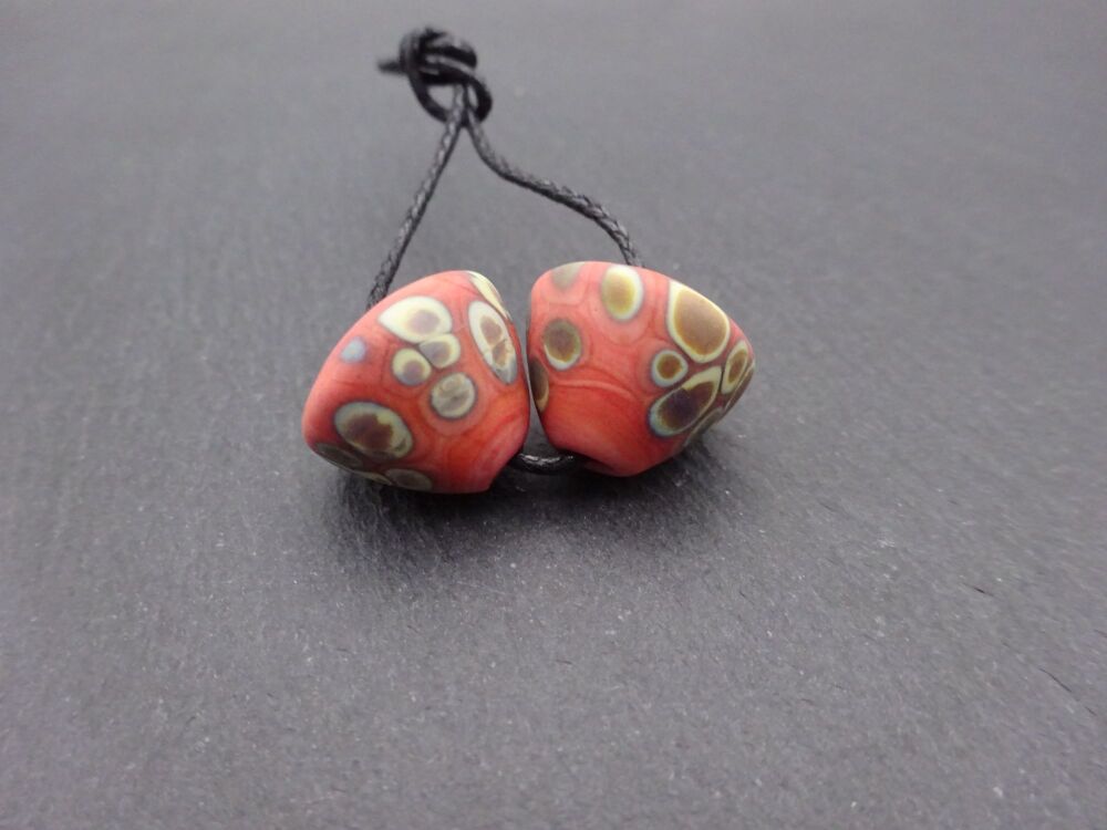 coral raku cones