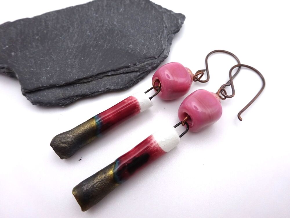 pink ceramic sticks