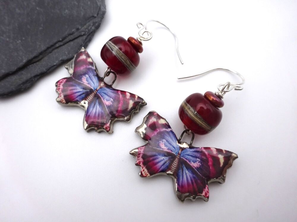 purple butterflies