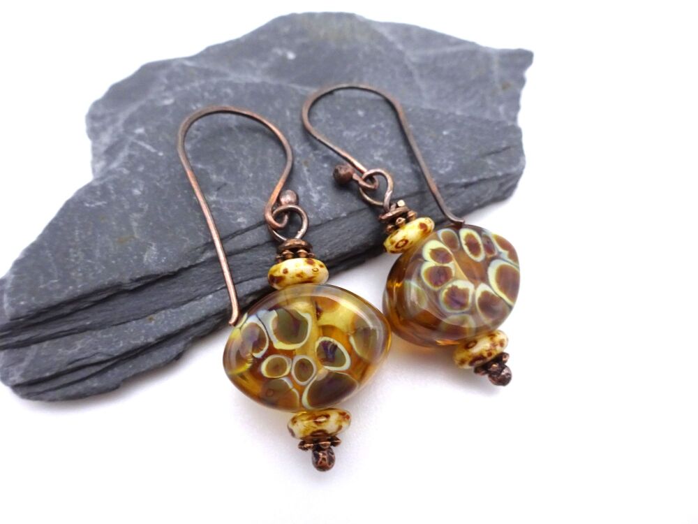 amber ovals