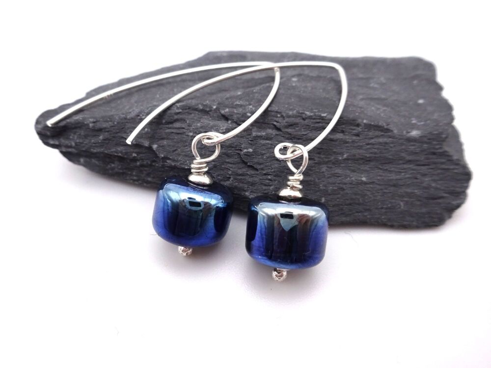 blue metal drops