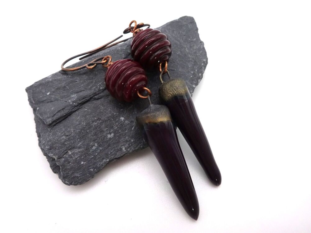 red and plum