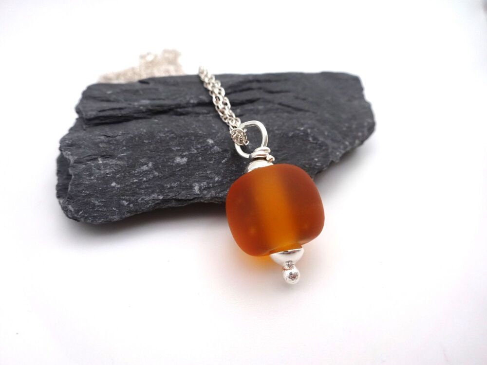 amber pendant