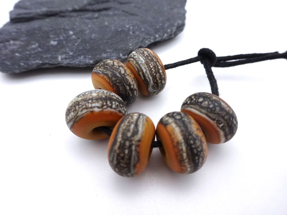 brown and ivory wrapped