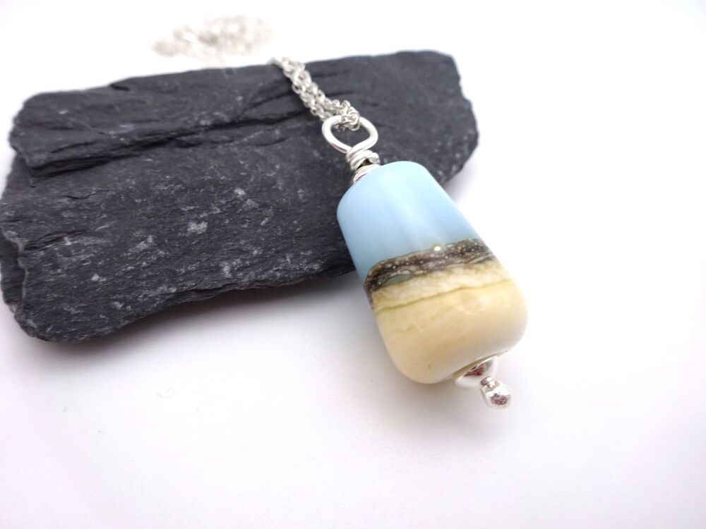 light blue beach