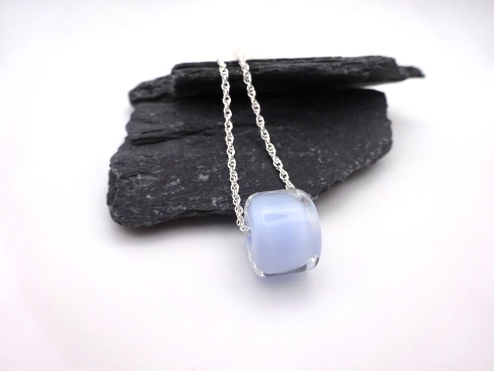 pale blue on chain
