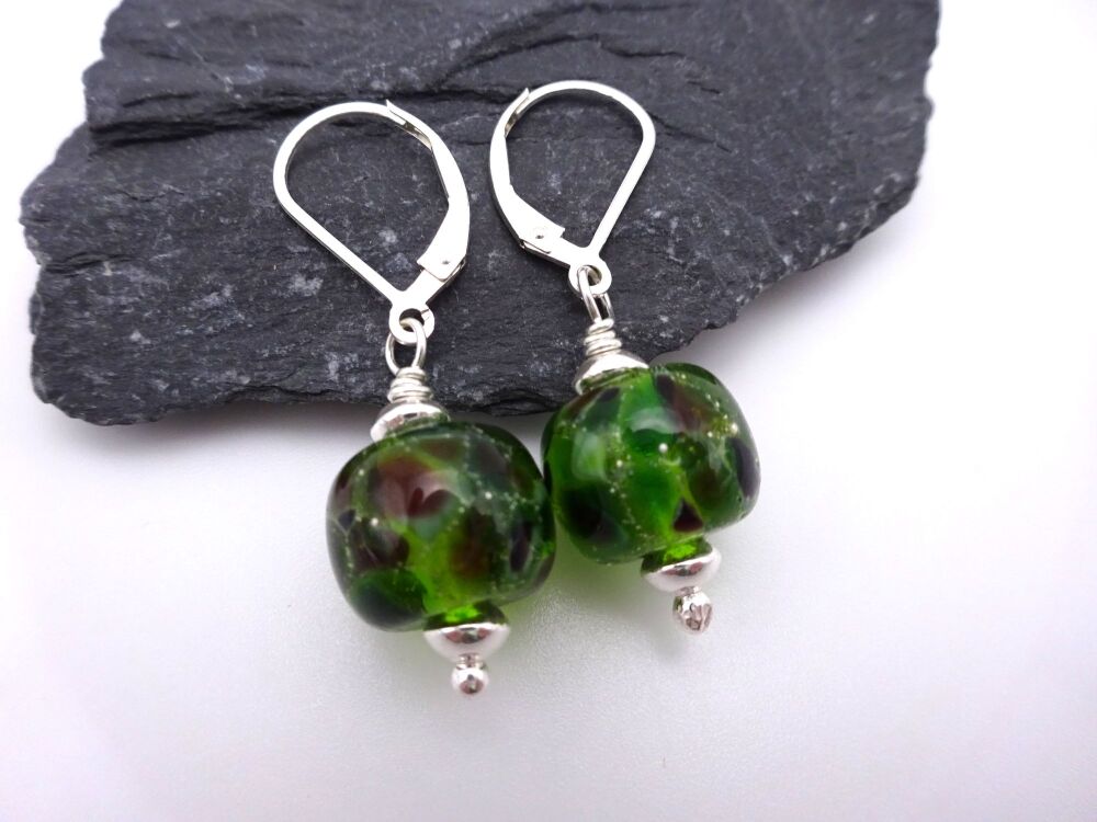 green and purple silver