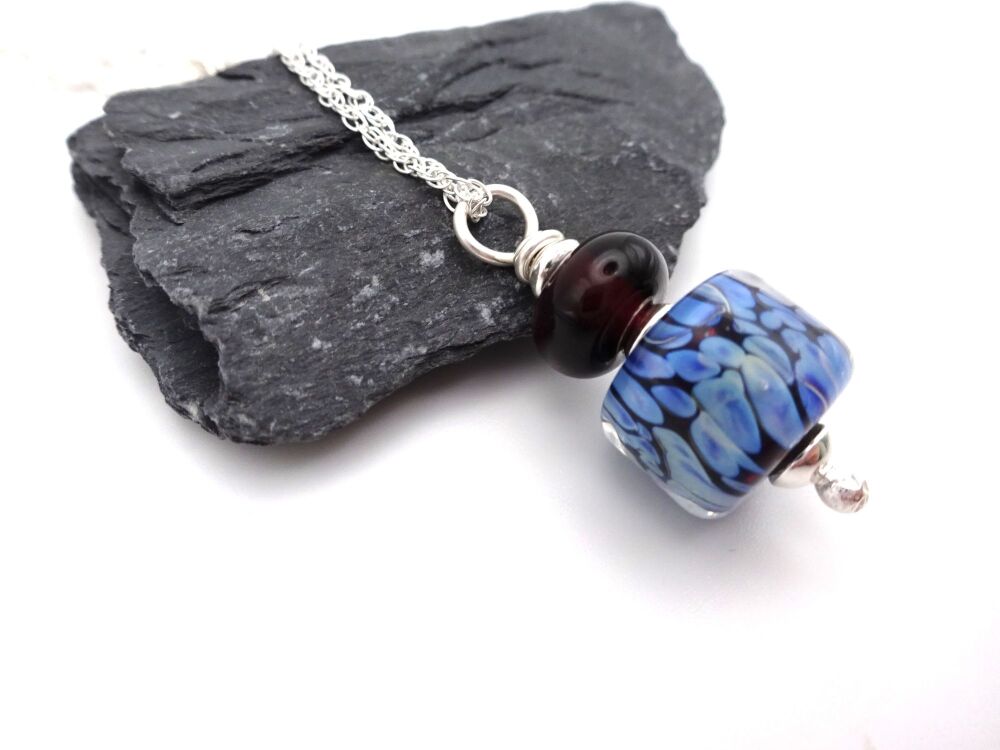 blue water pendant