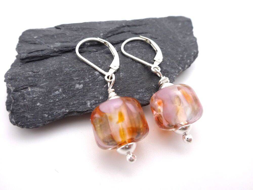 orange and lilac