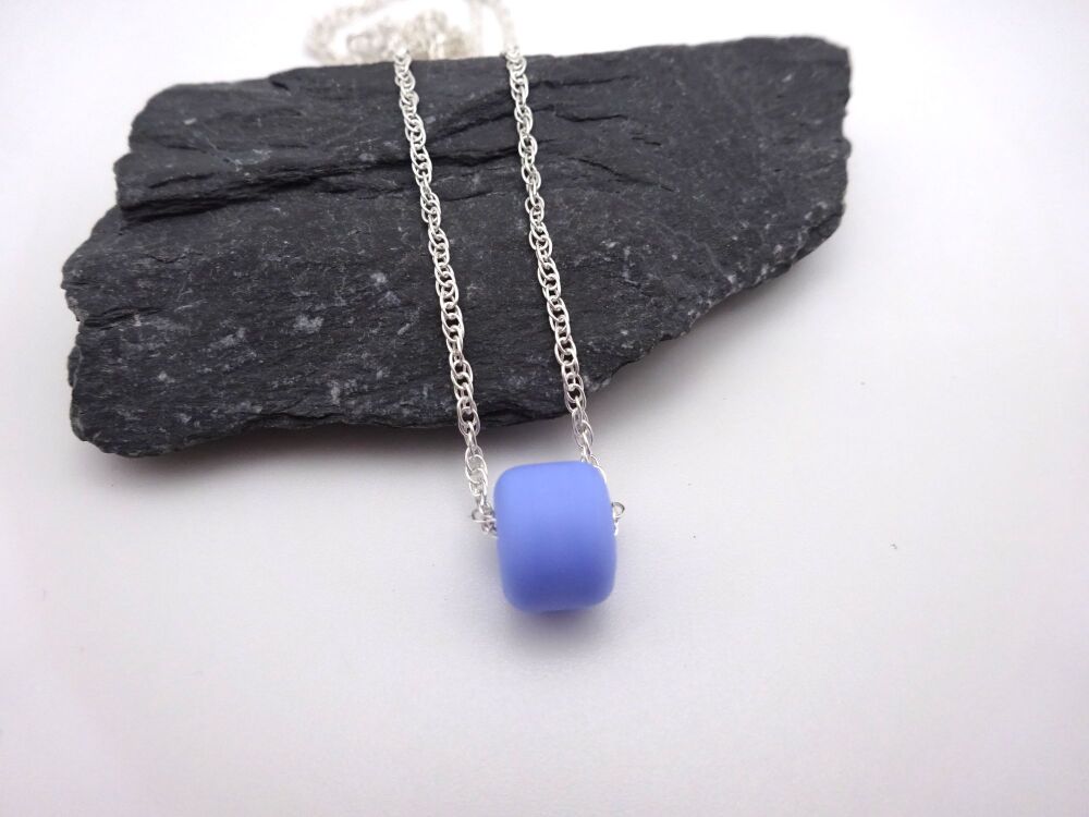 tiny blue pendant