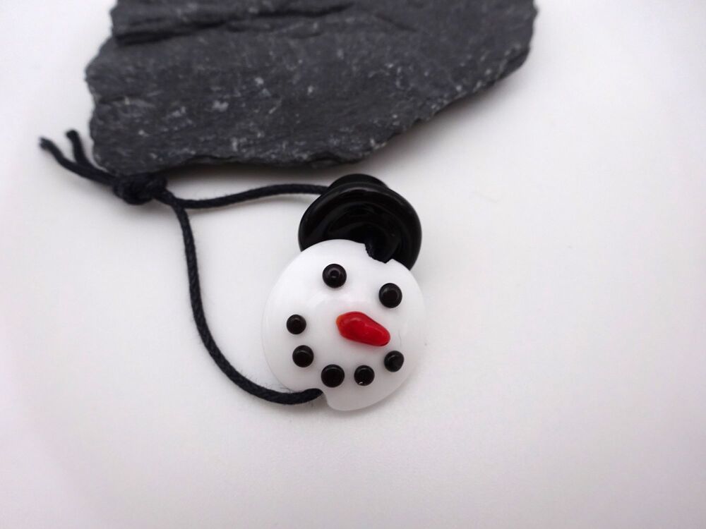 snowman and hat