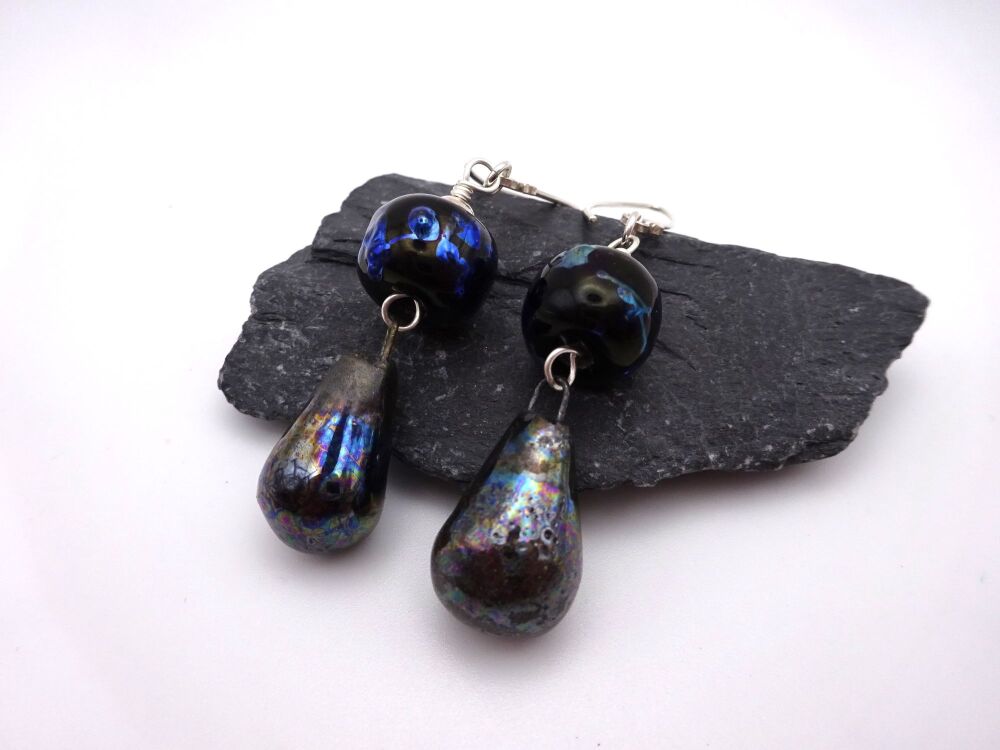 metallic drops