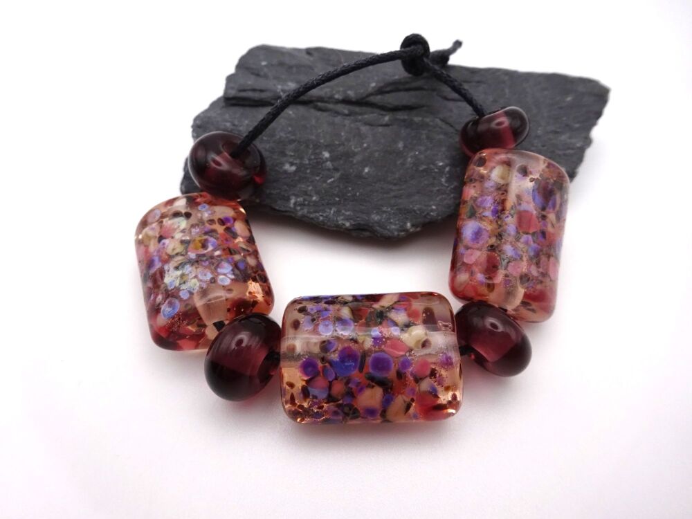 purple speckles