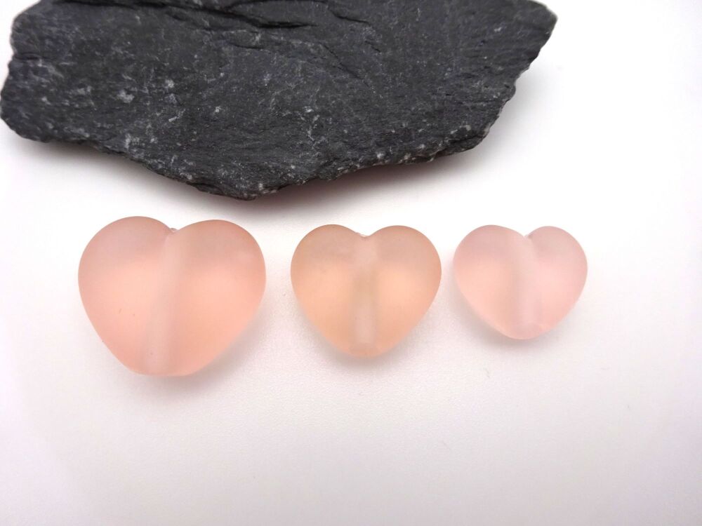 pink frosted heart