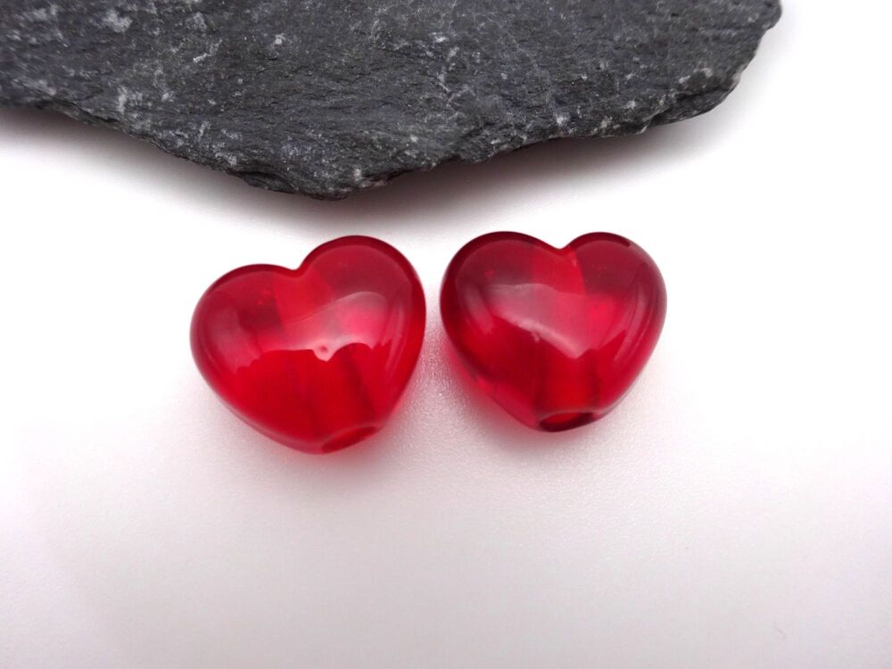 red heart pair