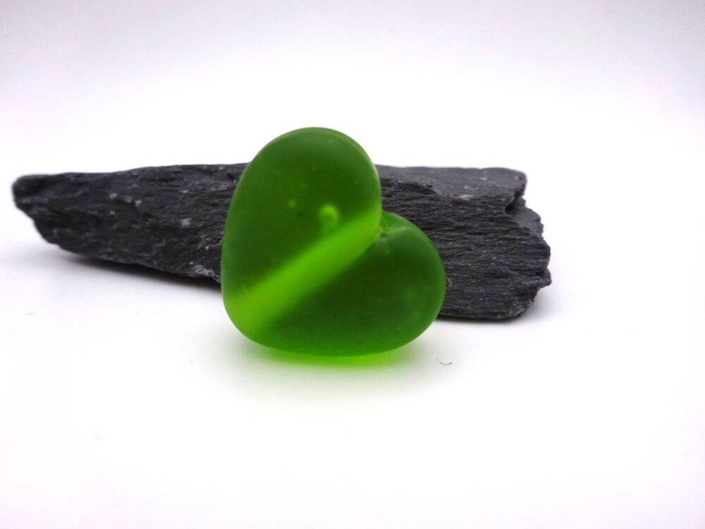 green frosted heart