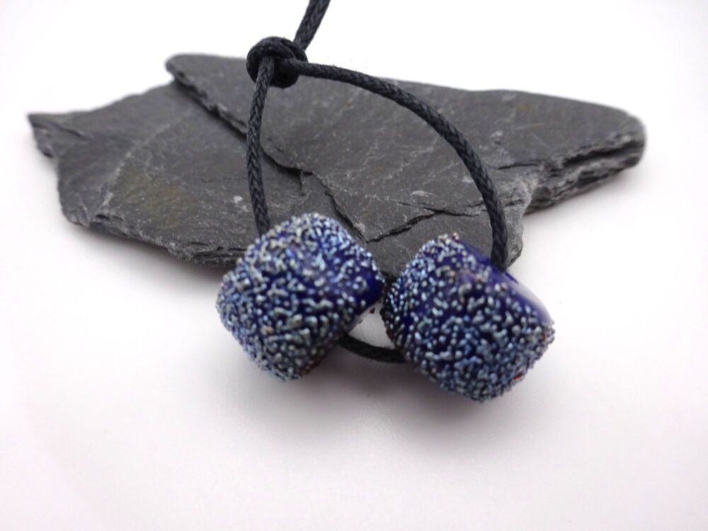 blue and silver chunky wheels
