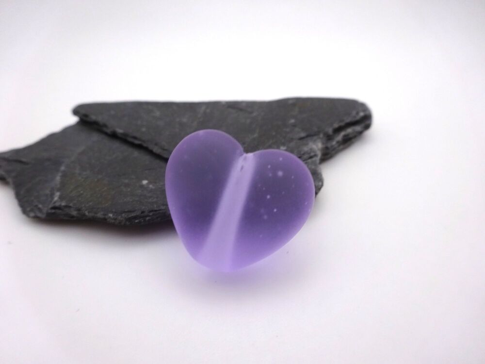 lilac frosted heart