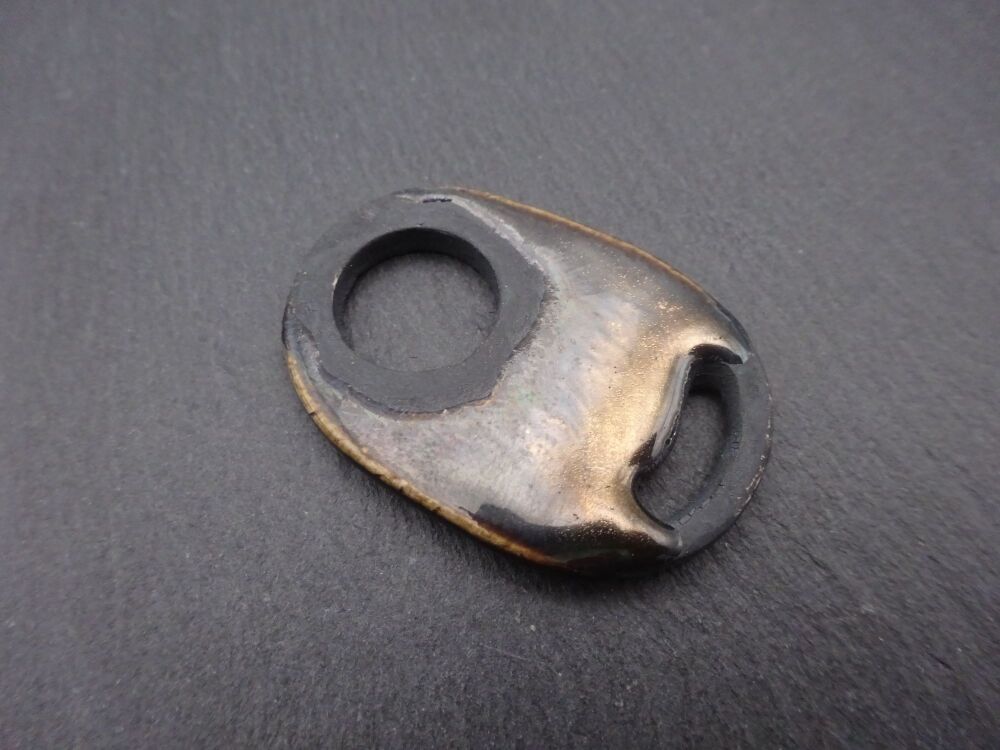 black ceramic pendant