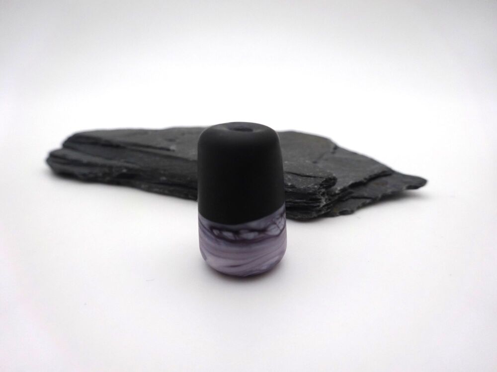 black and purple cone
