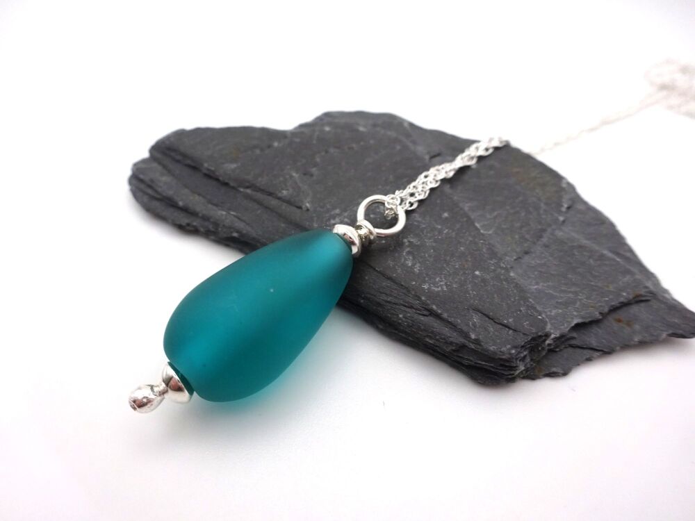 teal teardrop