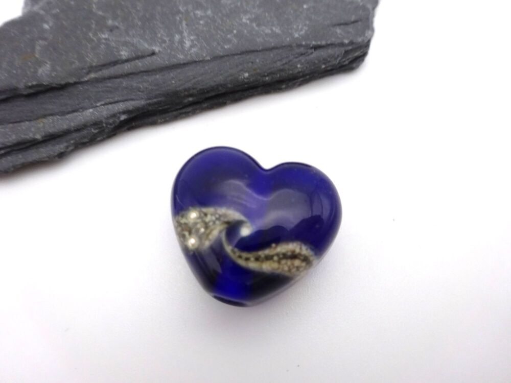 cobalt blue heart