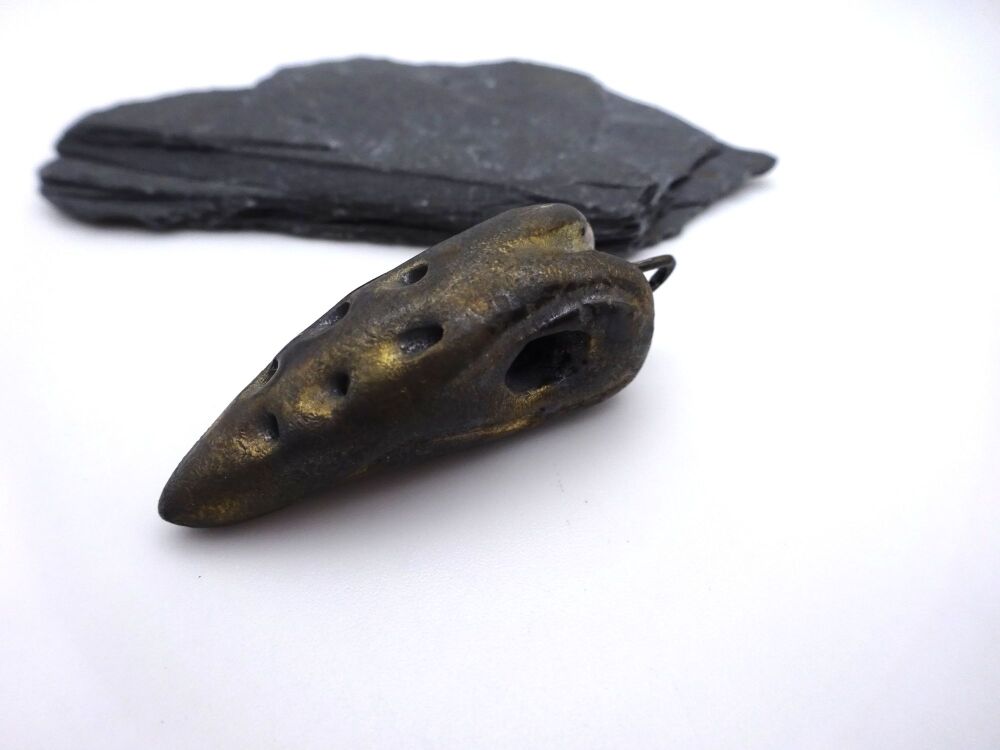 ceramic bird skull