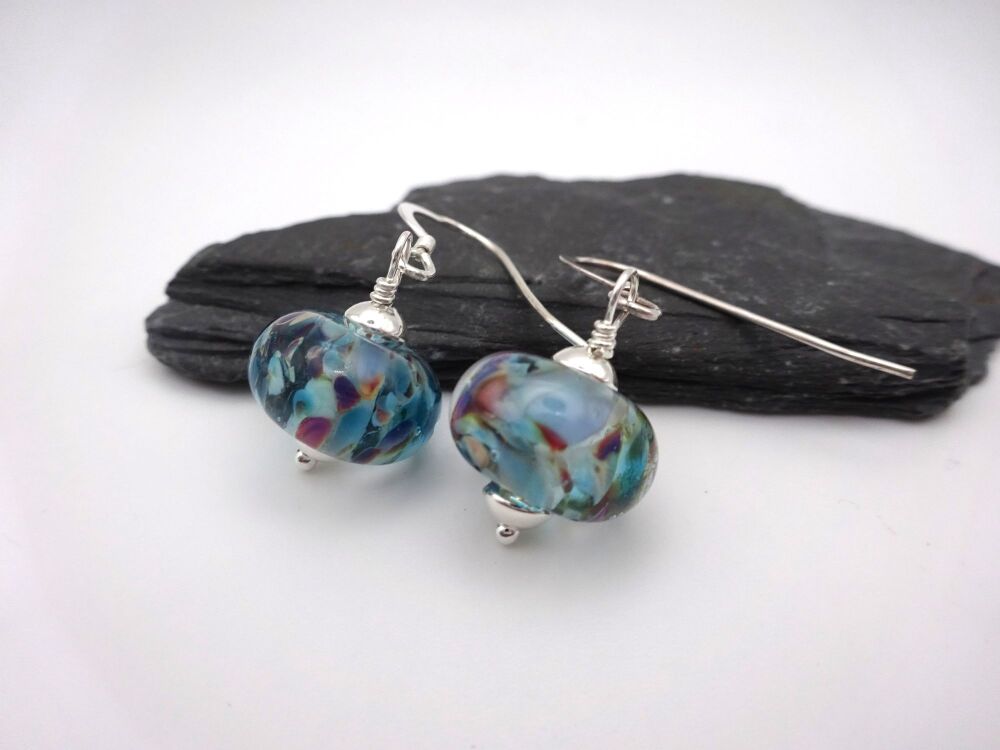 blue speckled