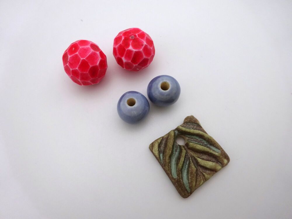 ceramic bead lot