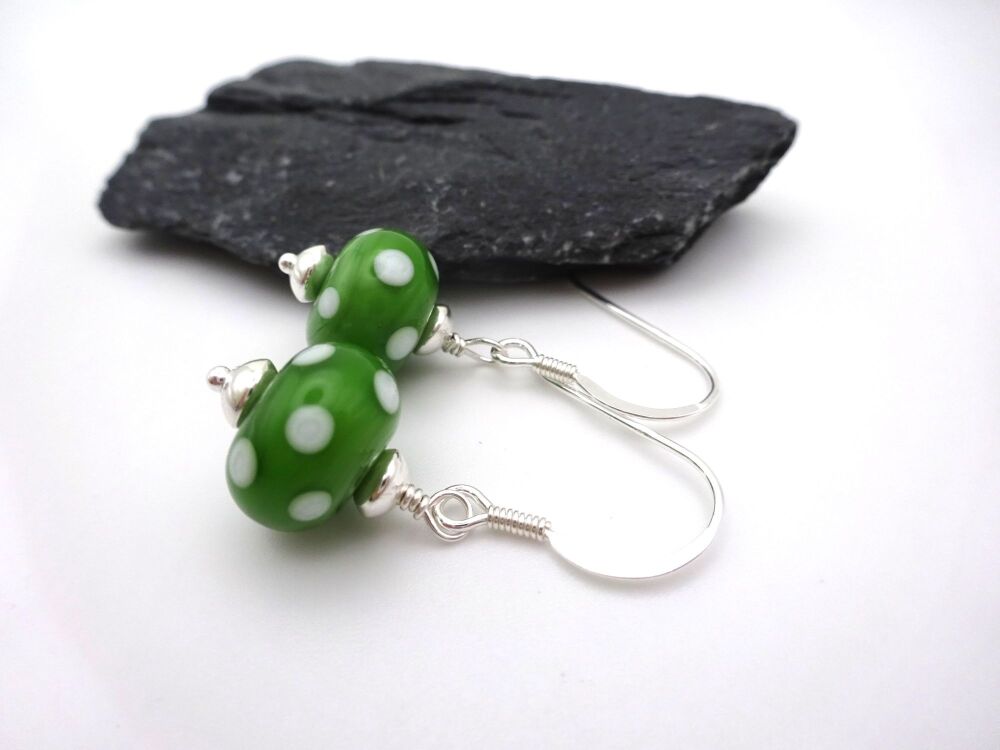 green and white spots