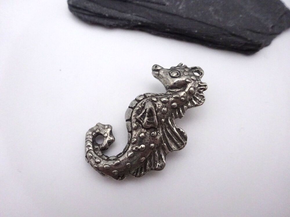 pewter seahorse