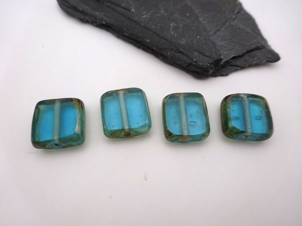 aqua squares
