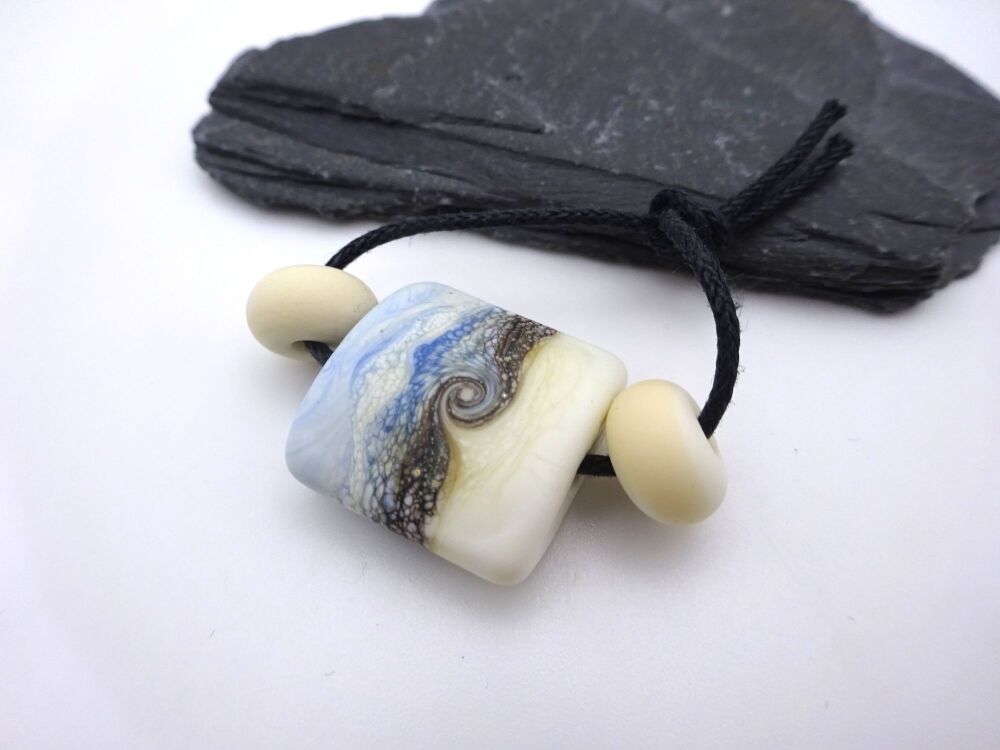 blue sea pillow