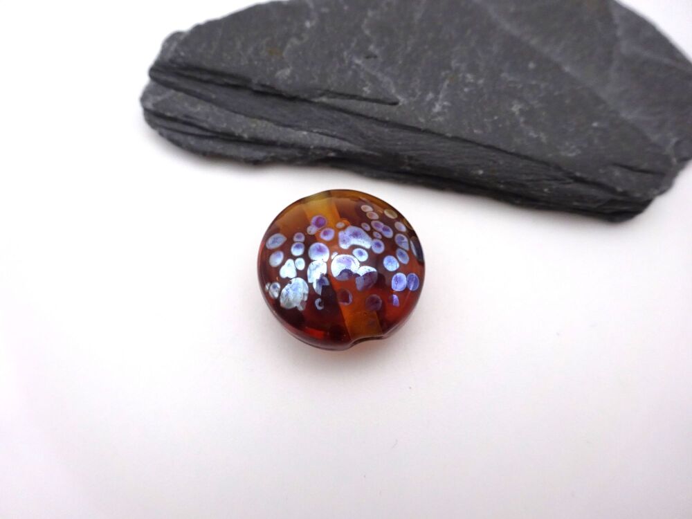 amber silver speckled SSL