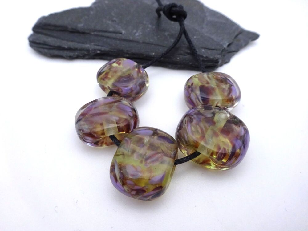 purple frit flat nuggets